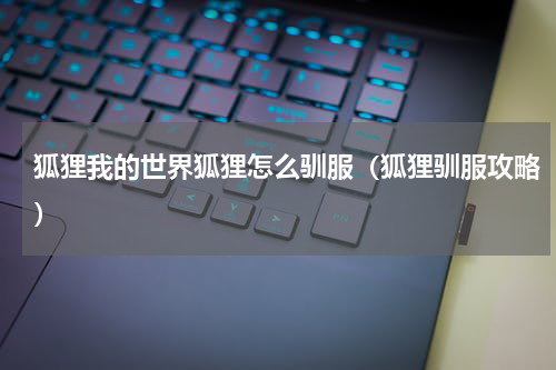 狐狸我的世界狐狸怎么驯服（狐狸驯服攻略）