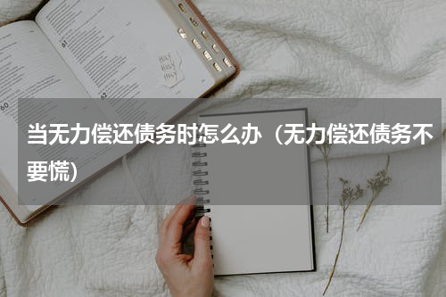 当无力偿还债务时怎么办（无力偿还债务不要慌）