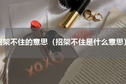 招架不住的意思（招架不住是什么意思）