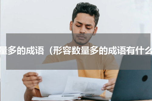 数量多的成语（形容数量多的成语有什么）