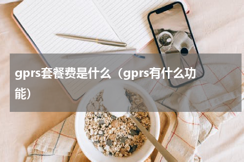 gprs套餐费是什么（gprs有什么功能）