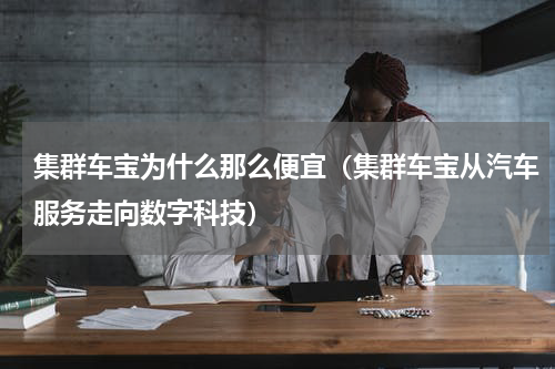 集群车宝为什么那么便宜（集群车宝从汽车服务走向数字科技）