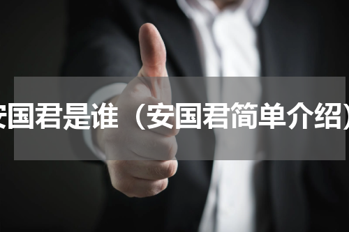 安国君是谁（安国君简单介绍）