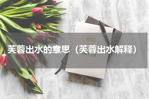 芙蓉出水的意思（芙蓉出水解释）