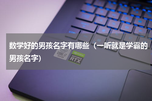 数学好的男孩名字有哪些（一听就是学霸的男孩名字）