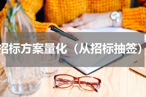 招标方案量化（从招标抽签）