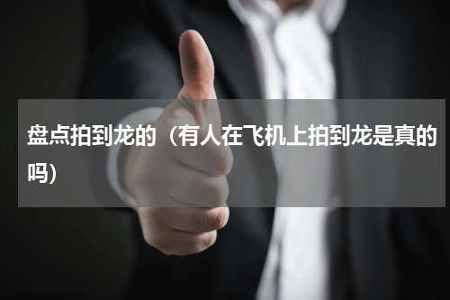 盘点拍到龙的（有人在飞机上拍到龙是真的吗）