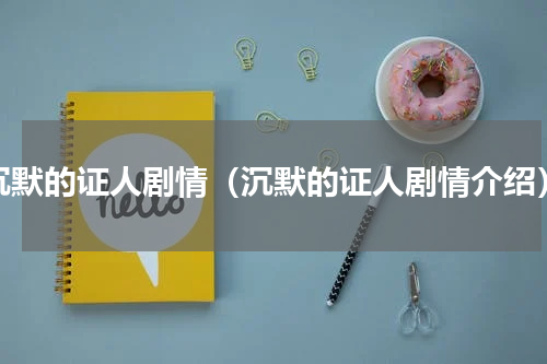 沉默的证人剧情（沉默的证人剧情介绍）
