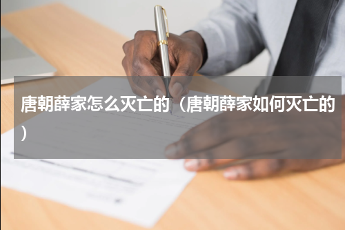 唐朝薛家怎么灭亡的（唐朝薛家如何灭亡的）