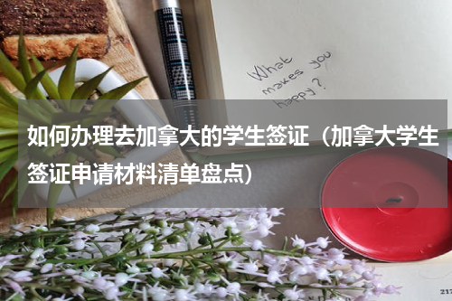 如何办理去加拿大的学生签证（加拿大学生签证申请材料清单盘点）