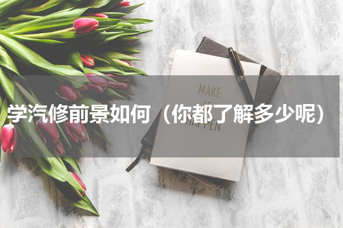 学汽修前景如何（你都了解多少呢）