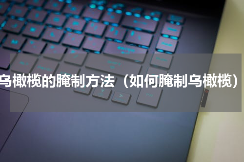 乌橄榄的腌制方法（如何腌制乌橄榄）