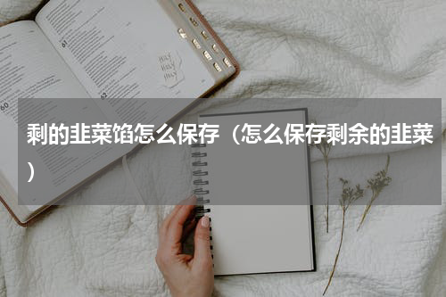 剩的韭菜馅怎么保存（怎么保存剩余的韭菜）