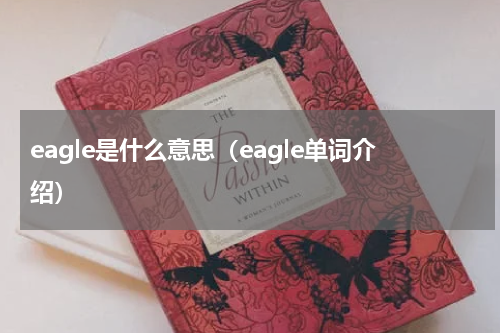 eagle是什么意思（eagle单词介绍）