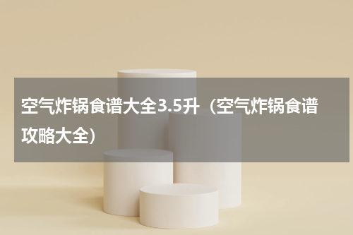 空气炸锅食谱大全3.5升（空气炸锅食谱攻略大全）