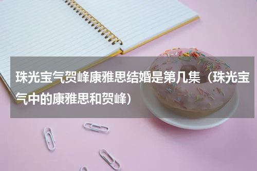 珠光宝气贺峰康雅思结婚是第几集（珠光宝气中的康雅思和贺峰）