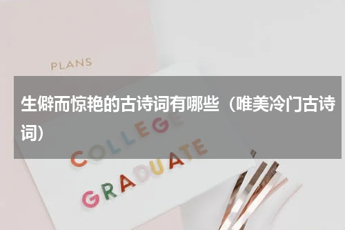 生僻而惊艳的古诗词有哪些（唯美冷门古诗词）