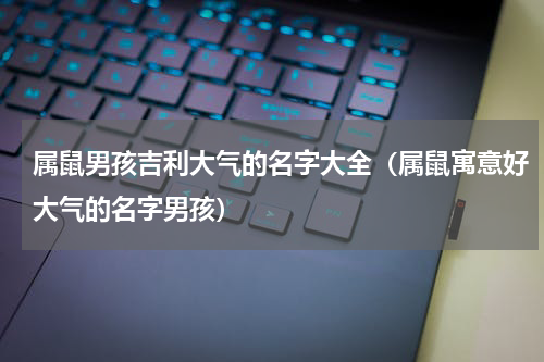 属鼠男孩吉利大气的名字大全（属鼠寓意好大气的名字男孩）