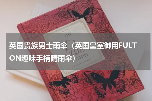 英国贵族男士雨伞（英国皇室御用FULTON趣味手柄晴雨伞）