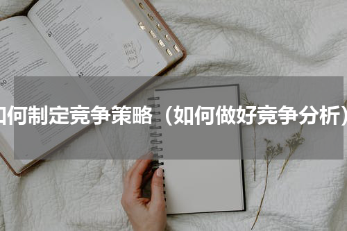 如何制定竞争策略（如何做好竞争分析）