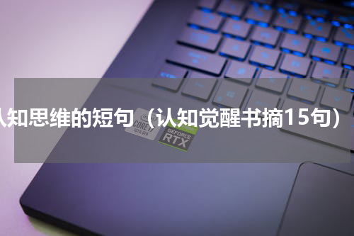 认知思维的短句（认知觉醒书摘15句）