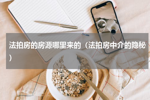 法拍房的房源哪里来的（法拍房中介的隐秘）