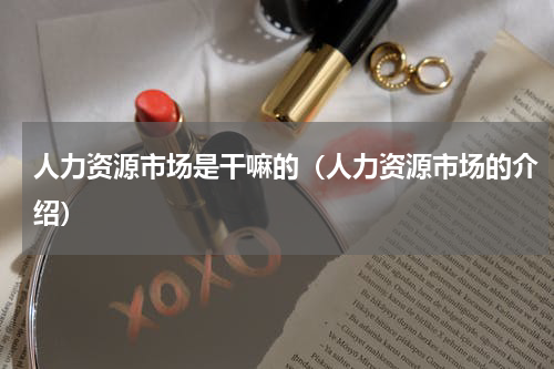 人力资源市场是干嘛的（人力资源市场的介绍）