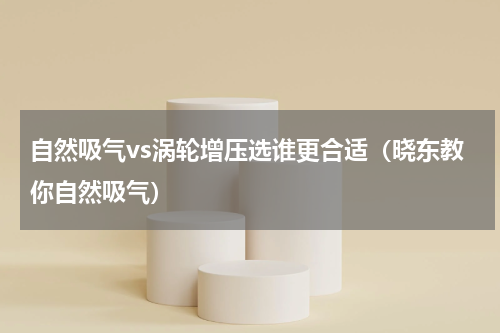 自然吸气vs涡轮增压选谁更合适（晓东教你自然吸气）