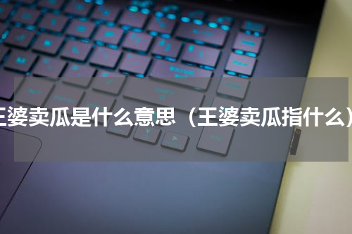 王婆卖瓜是什么意思（王婆卖瓜指什么）