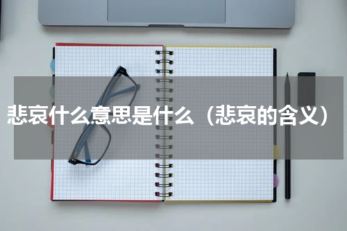 悲哀什么意思是什么（悲哀的含义）