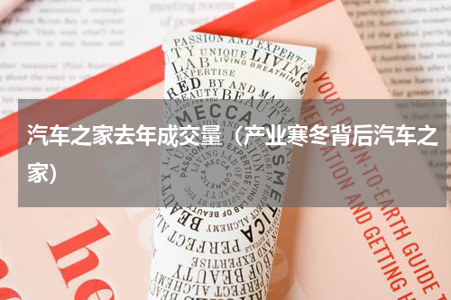 汽车之家去年成交量（产业寒冬背后汽车之家）