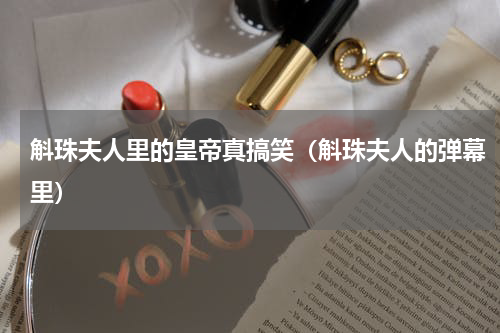 斛珠夫人里的皇帝真搞笑（斛珠夫人的弹幕里）