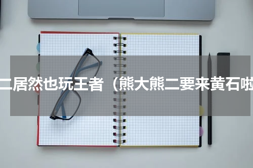熊二居然也玩王者（熊大熊二要来黄石啦）