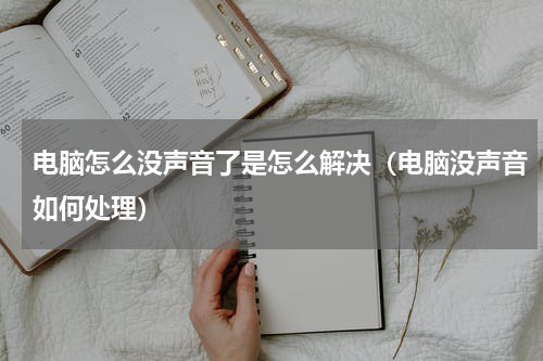电脑怎么没声音了是怎么解决（电脑没声音如何处理）