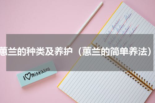 蕙兰的种类及养护（蕙兰的简单养法）