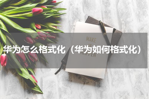 华为怎么格式化（华为如何格式化）