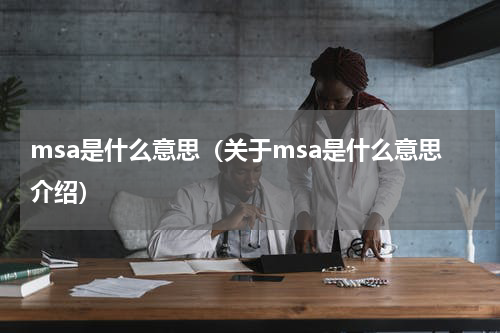 msa是什么意思（关于msa是什么意思介绍）
