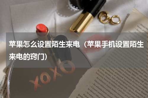 苹果怎么设置陌生来电（苹果手机设置陌生来电的窍门）