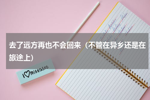 去了远方再也不会回来（不管在异乡还是在旅途上）