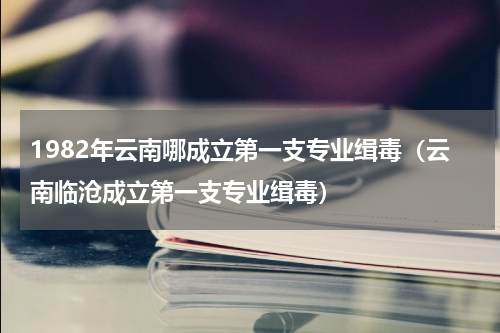 1982年云南哪成立第一支专业缉毒（云南临沧成立第一支专业缉毒）