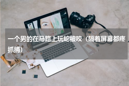 一个男的在马路上玩蛇被咬（隔着屏幕都疼抓捕）