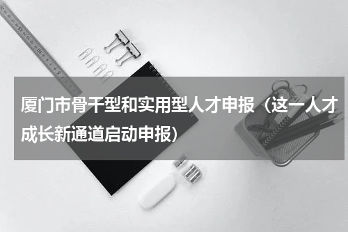 厦门市骨干型和实用型人才申报（这一人才成长新通道启动申报）