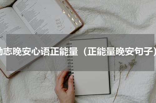 励志晚安心语正能量（正能量晚安句子）