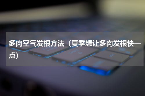 多肉空气发根方法（夏季想让多肉发根快一点）