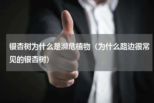 银杏树为什么是濒危植物（为什么路边很常见的银杏树）
