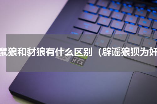 黄鼠狼和豺狼有什么区别（辟谣狼狈为奸）