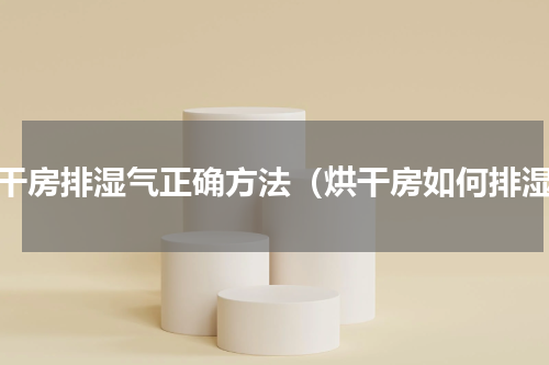 烘干房排湿气正确方法（烘干房如何排湿）