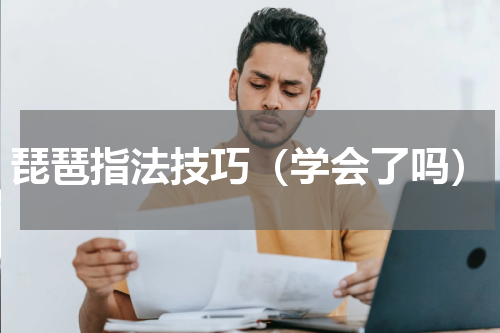琵琶指法技巧（学会了吗）