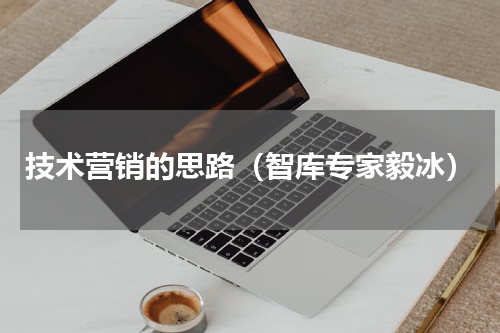 技术营销的思路（智库专家毅冰）