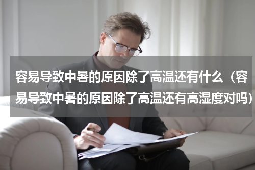 容易导致中暑的原因除了高温还有什么（容易导致中暑的原因除了高温还有高湿度对吗）